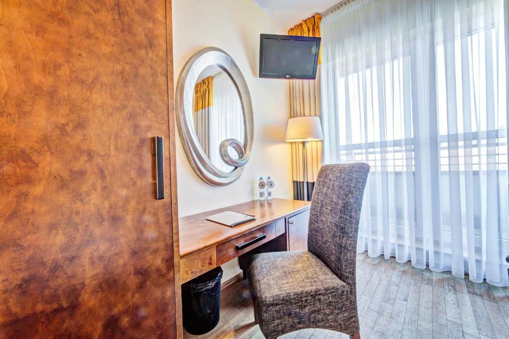 Ein Sitzbereich in der Unterkunft Don Prestige Residence