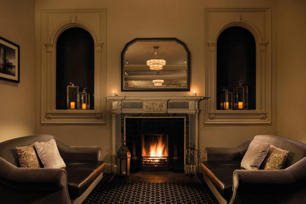 Posezení v ubytování Hetland Hall Hotel