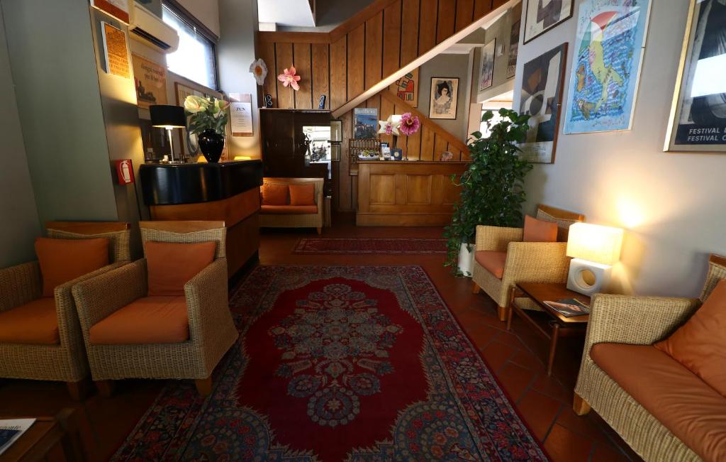 Posezení v ubytování Hotel Clarici