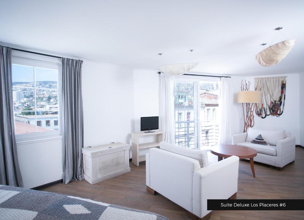 Posezení v ubytování Casa Galos Hotel & Lofts