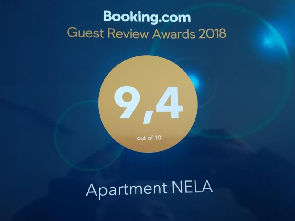 Certifikát, hodnocení, plakát nebo jiný dokument vystavený v ubytování Apartment Nela
