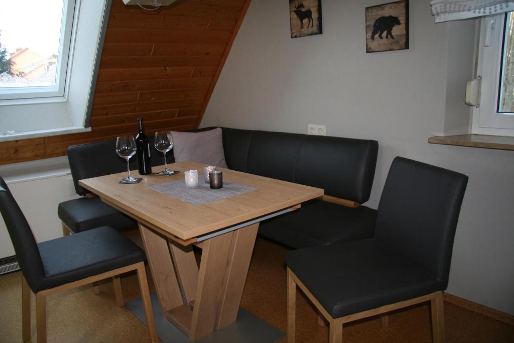 Posezení v ubytování Ferienwohnung Dieter Popp