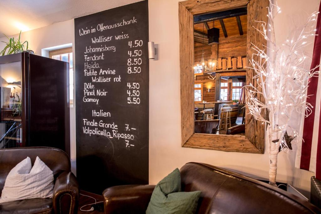 Posezení v ubytování Hotel Burgener