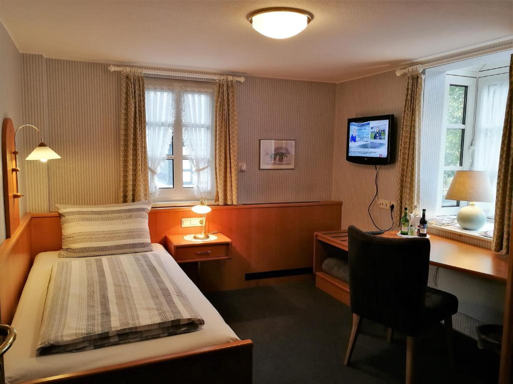 Postel nebo postele na pokoji v ubytování Schieferhof