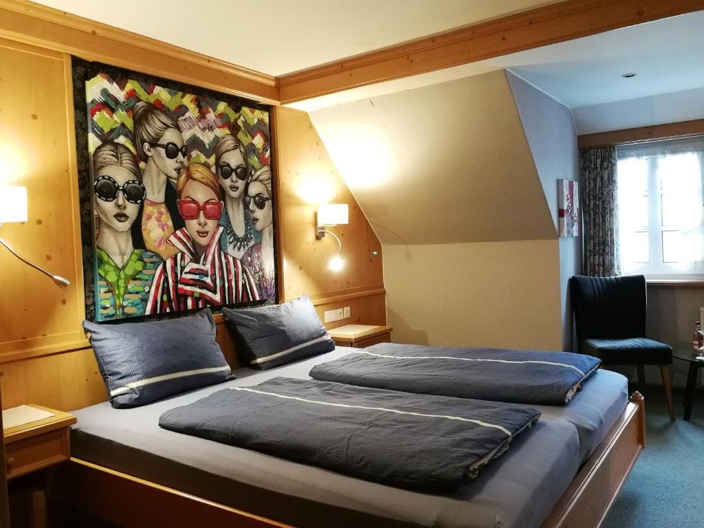 Postel nebo postele na pokoji v ubytování Schieferhof