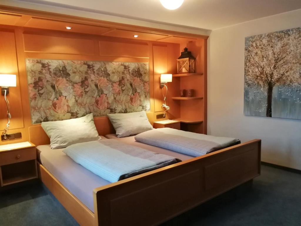 Postel nebo postele na pokoji v ubytování Schieferhof