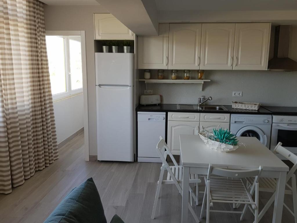 Kuchyň nebo kuchyňský kout v ubytování Vilamoura Apartment