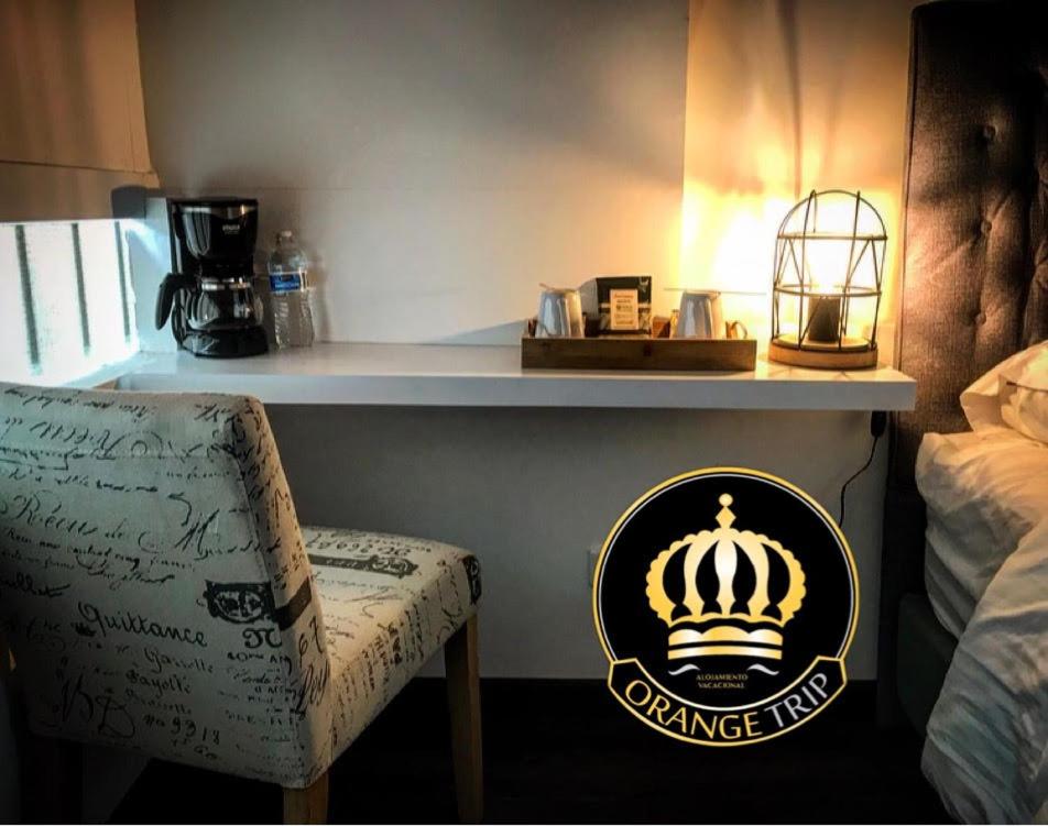 Postel nebo postele na pokoji v ubytování Hotel OrangeTrip
