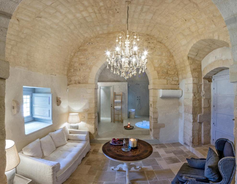 Część wypoczynkowa w obiekcie Terre di Cavalusi Relais