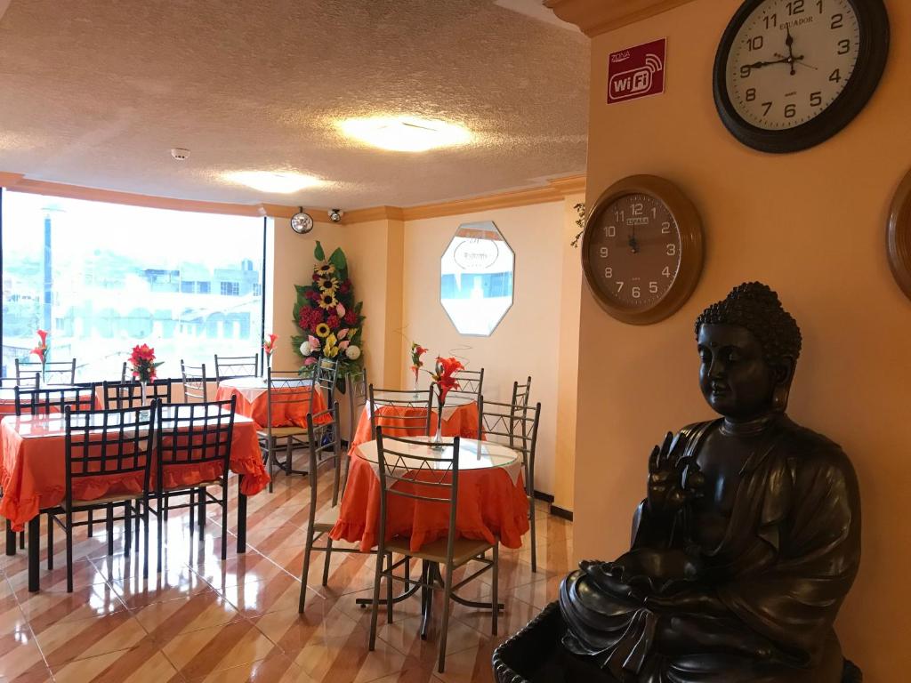 Posezení v ubytování Hotel Los Ilinizas