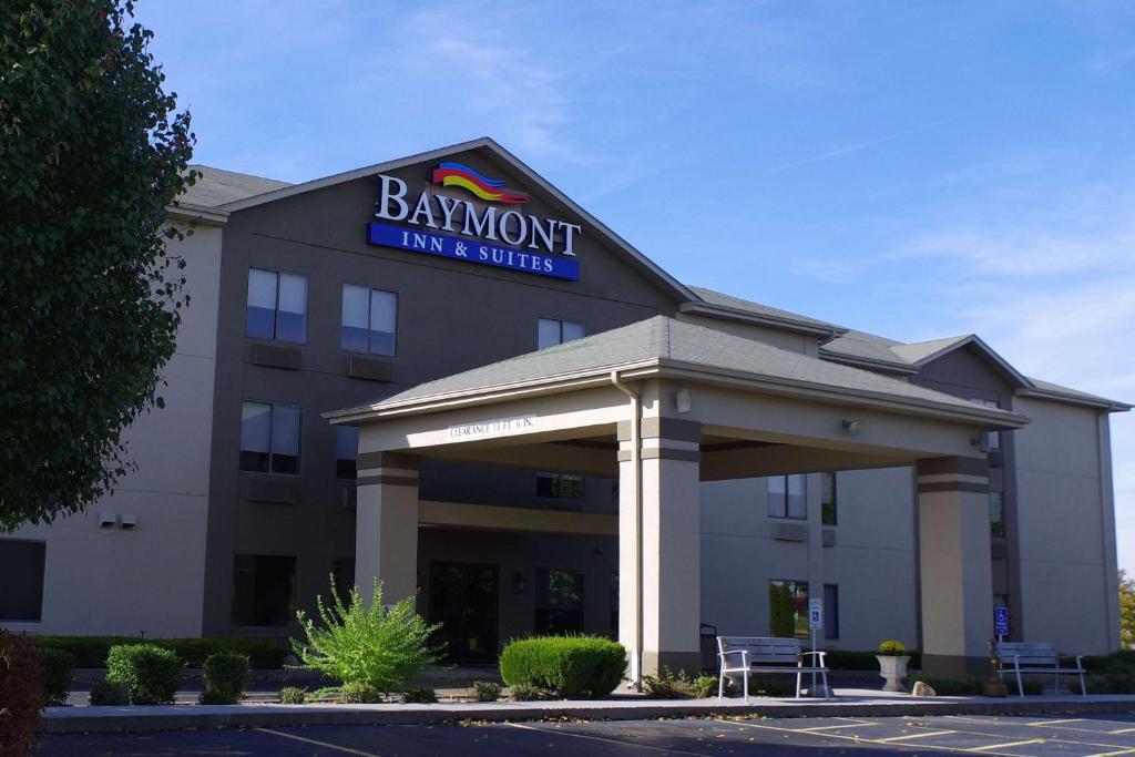 a building with a sign on top of it at Baymont by Wyndham O'Fallon St. Louis Area in O'Fallon