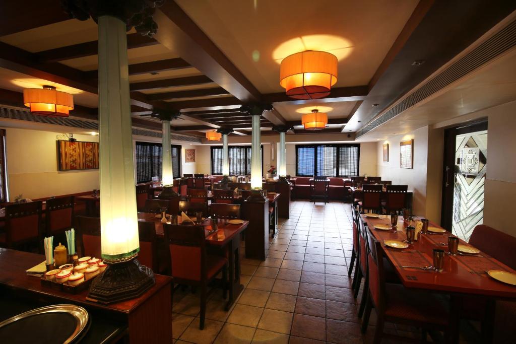 Restaurace v ubytování Harrisons Hotel