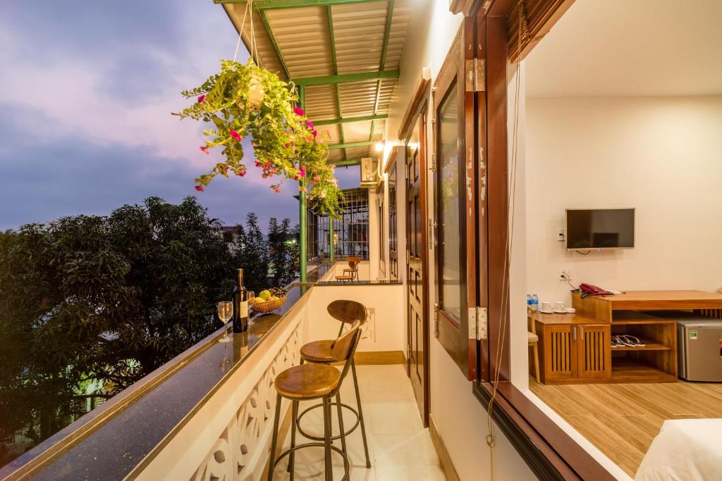 Phong Phu Villa Hoi An - Deluxe Zimmer Mit Queensize-Bett Und Balkon