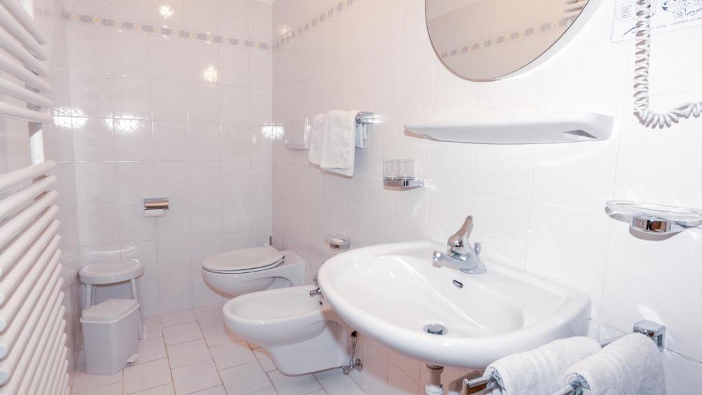Koupelna v ubytování Almhaus Pfister OHG