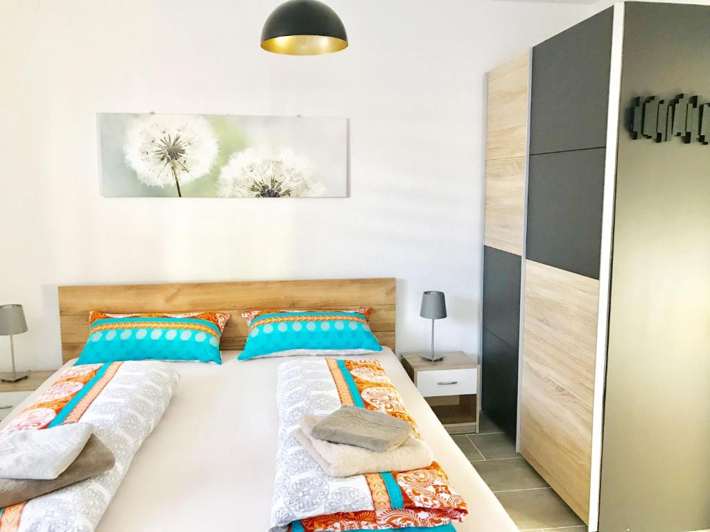 Ein Bett oder Betten in einem Zimmer der Unterkunft Ferienappartement