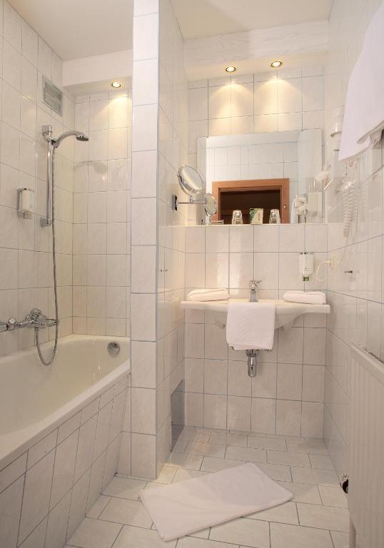 Koupelna v ubytování Familienhotel Lengauer Hof