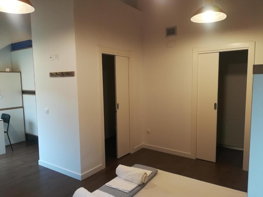 Postel nebo postele na pokoji v ubytování Agora Hostel