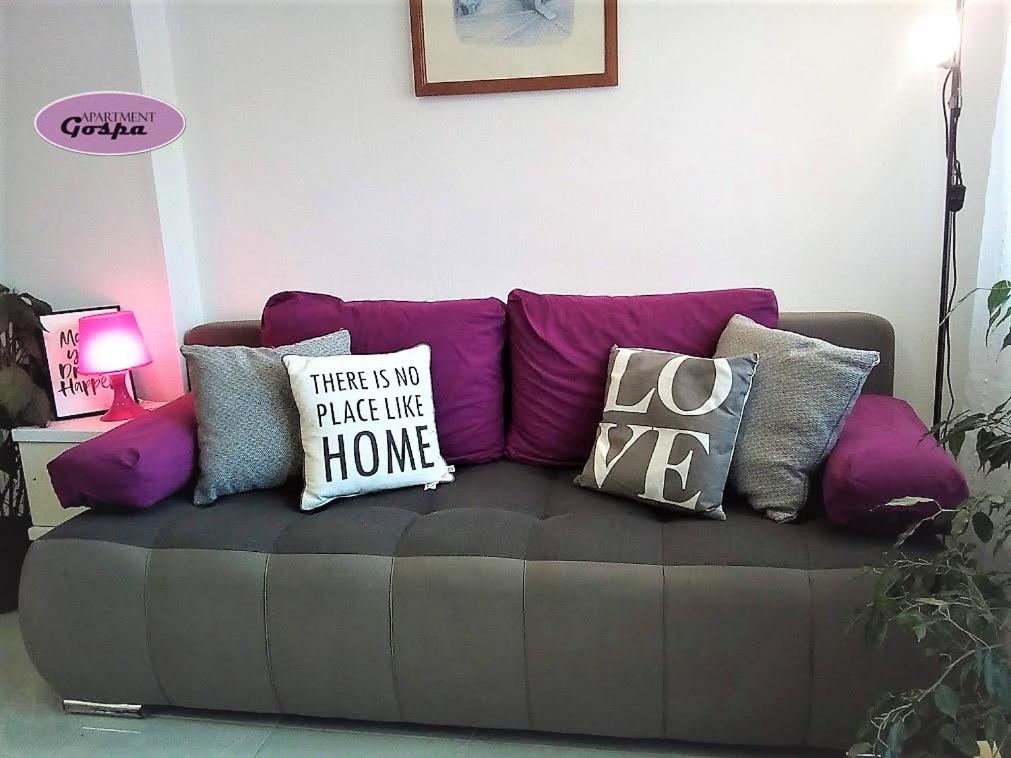 Posezení v ubytování Apartment Gospa