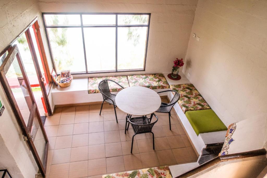Posezení v ubytování Ecolodge Bahia del Peñón