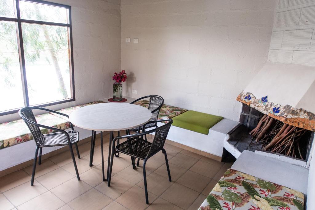 Posezení v ubytování Ecolodge Bahia del Peñón