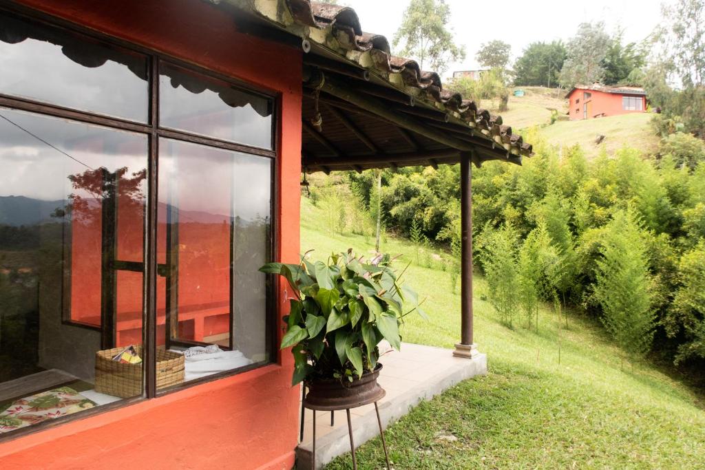 Zahrada ubytování Ecolodge Bahia del Peñón
