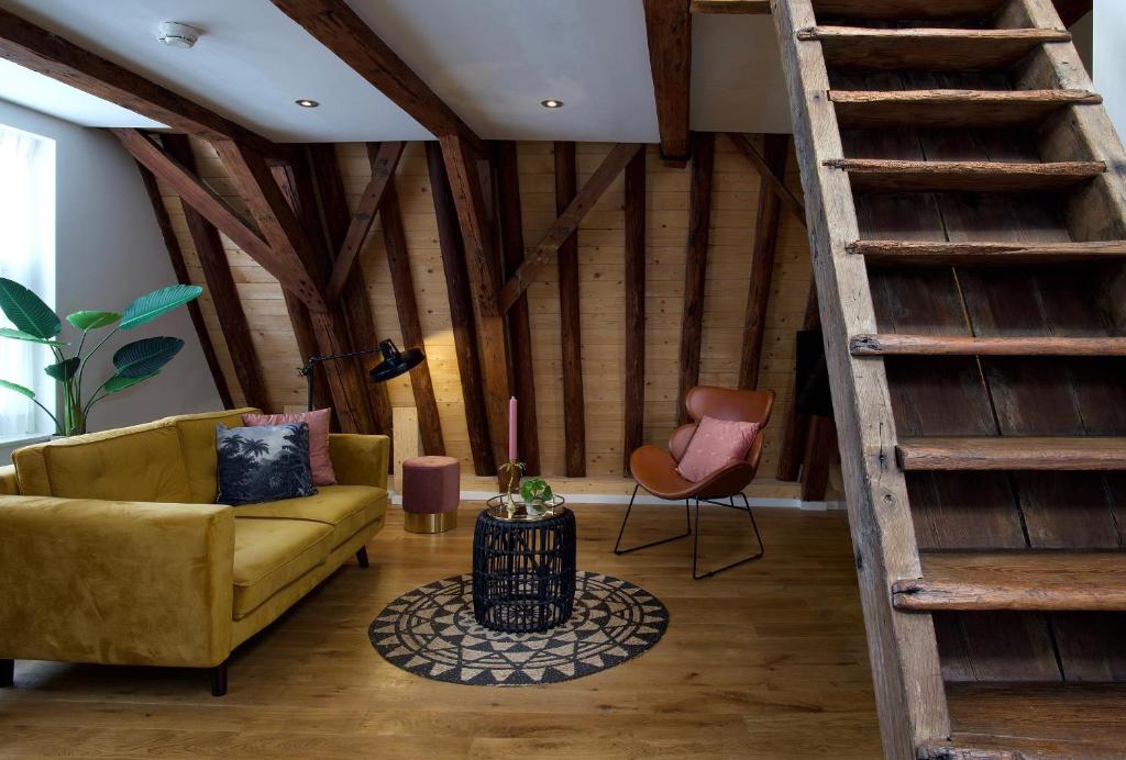 Posezení v ubytování Haarlem Hotel Suites