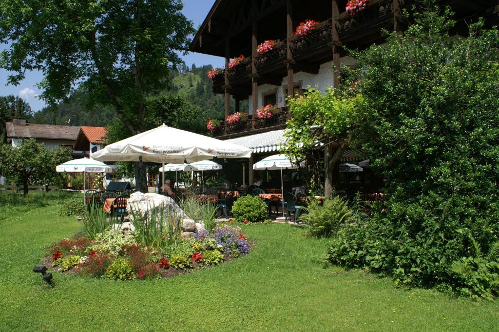 Zahrada ubytování Alpenhof Landhotel Restaurant