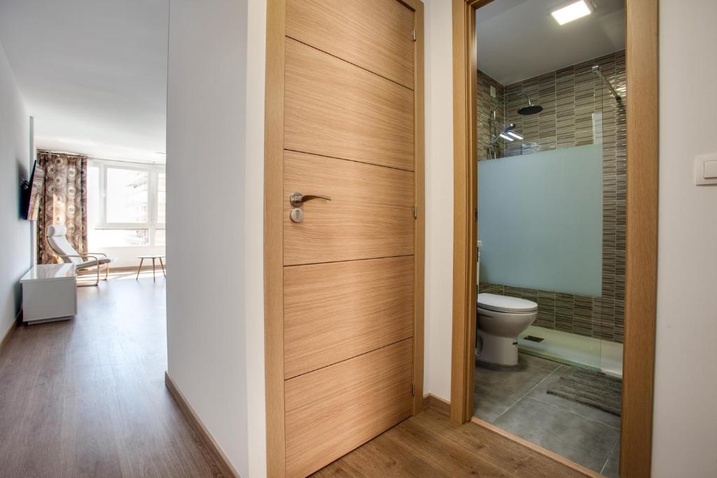 A bathroom at Vistas al Mar