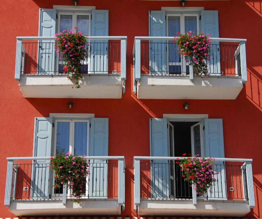 Balkón nebo terasa v ubytování Hotel Sport