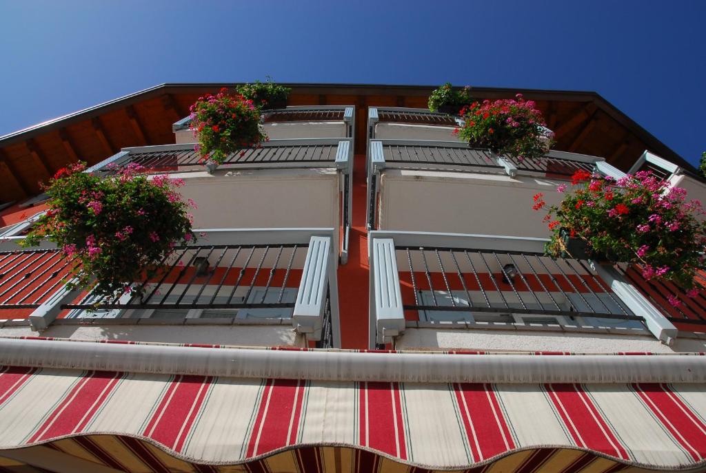 Balkón nebo terasa v ubytování Hotel Sport