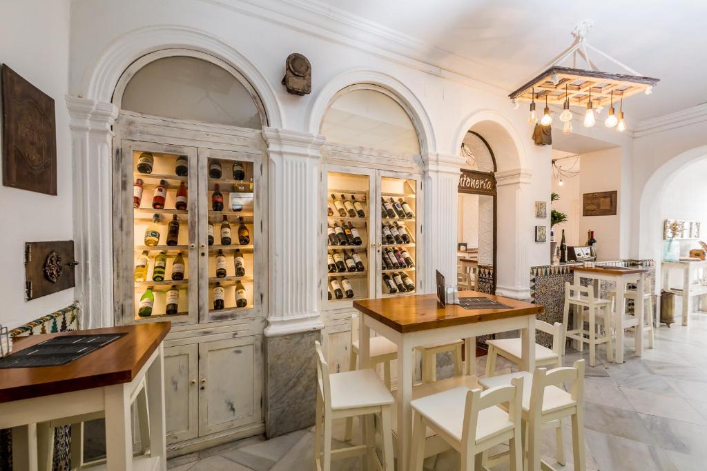 Nápoje v ubytování Apartahotel Siglo XIX
