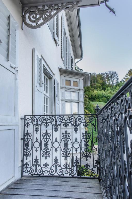 Balkón nebo terasa v ubytování Bad Schauenburg