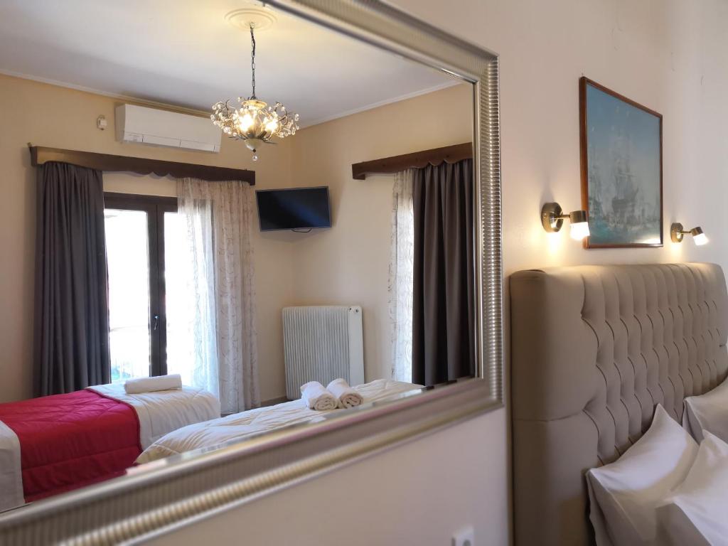 Postel nebo postele na pokoji v ubytování Spartacus House