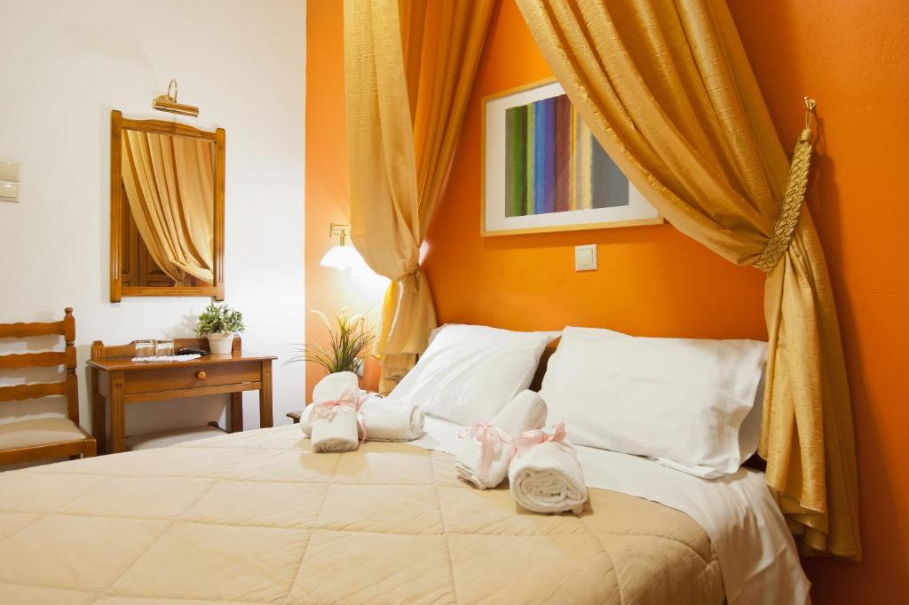 Krevet ili kreveti u jedinici u okviru objekta Pan Hotel