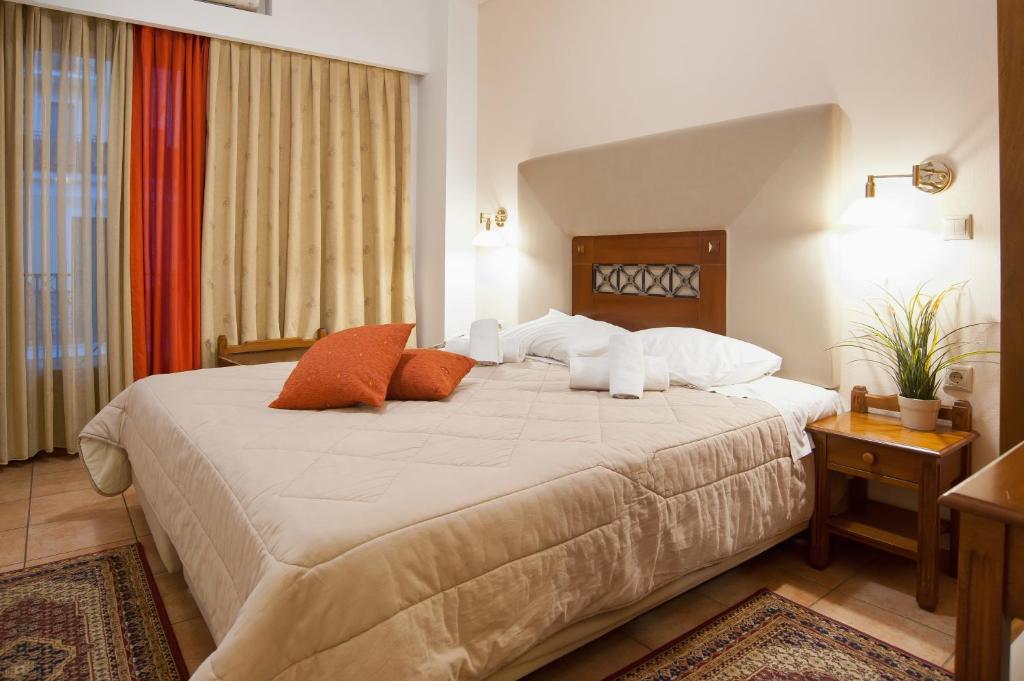 Krevet ili kreveti u jedinici u okviru objekta Pan Hotel