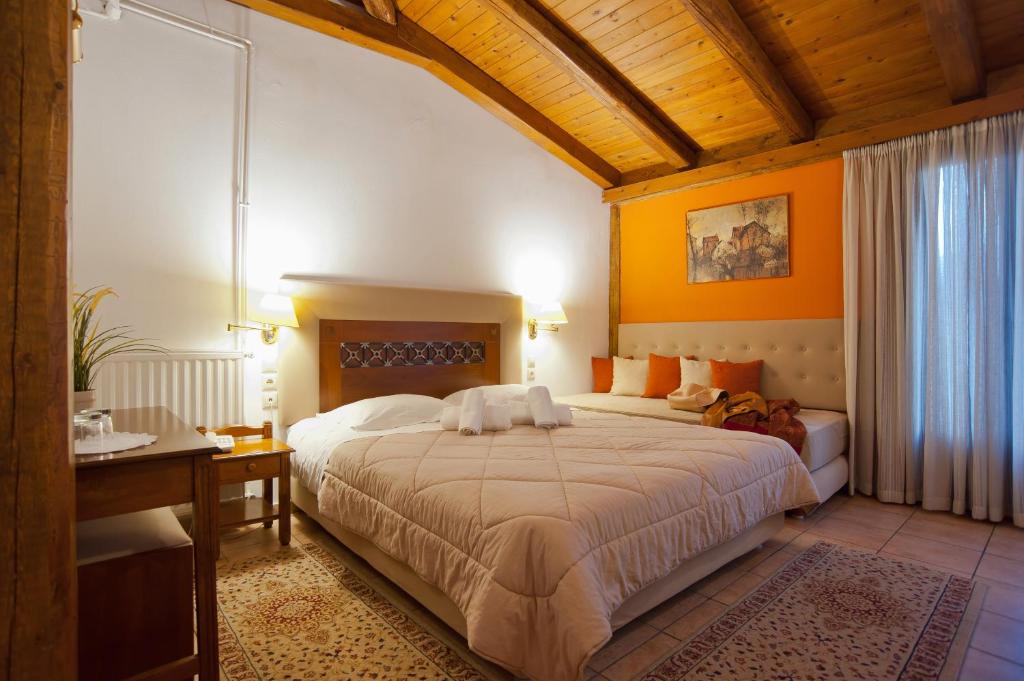 Krevet ili kreveti u jedinici u okviru objekta Pan Hotel