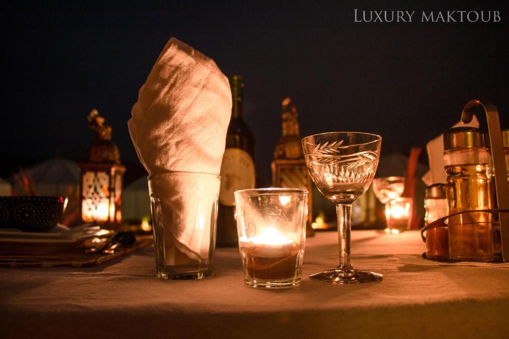 Nápoje v ubytování Luxury Maktoub