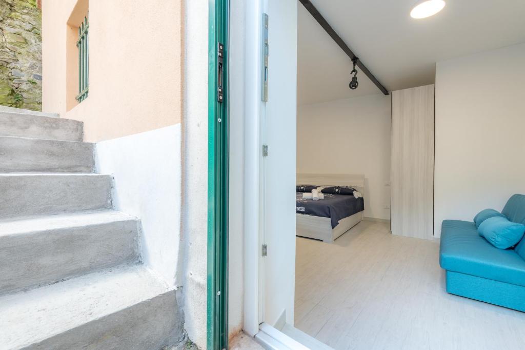 Część wypoczynkowa w obiekcie Il Giardino di Riomaggiore Suite