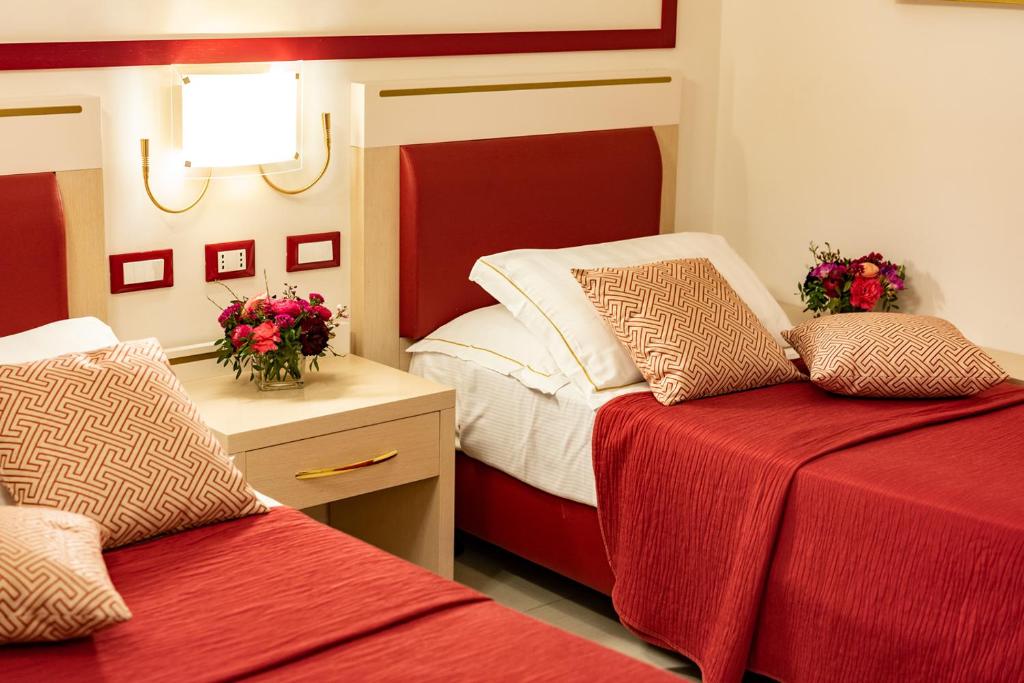 Postel nebo postele na pokoji v ubytování Kora Park Resort