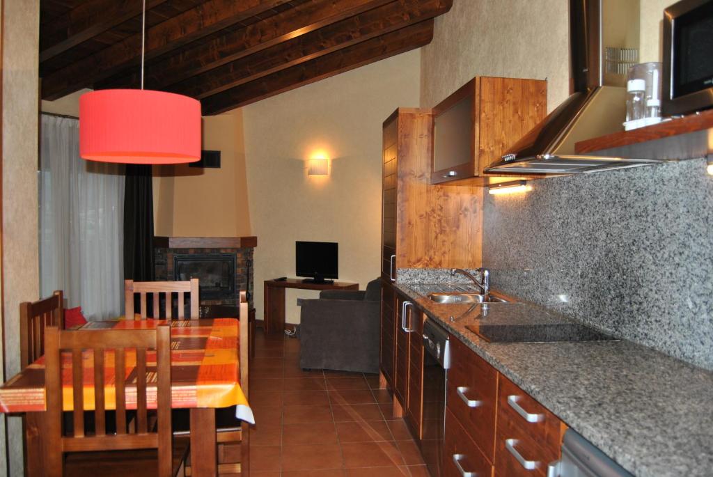 Kuchyň nebo kuchyňský kout v ubytování Aparthotel Bellver