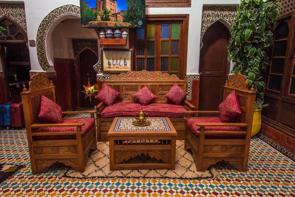 Riad Dar Mansoura 휴식 공간