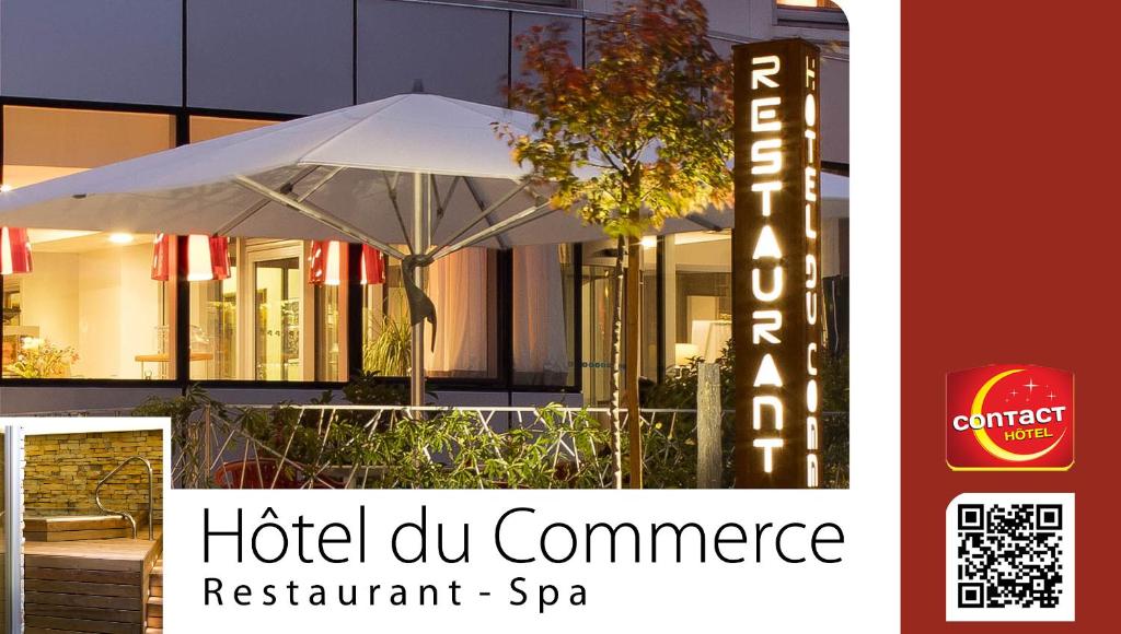 Certifikát, hodnocení, plakát nebo jiný dokument vystavený v ubytování Hotel Du Commerce Spa