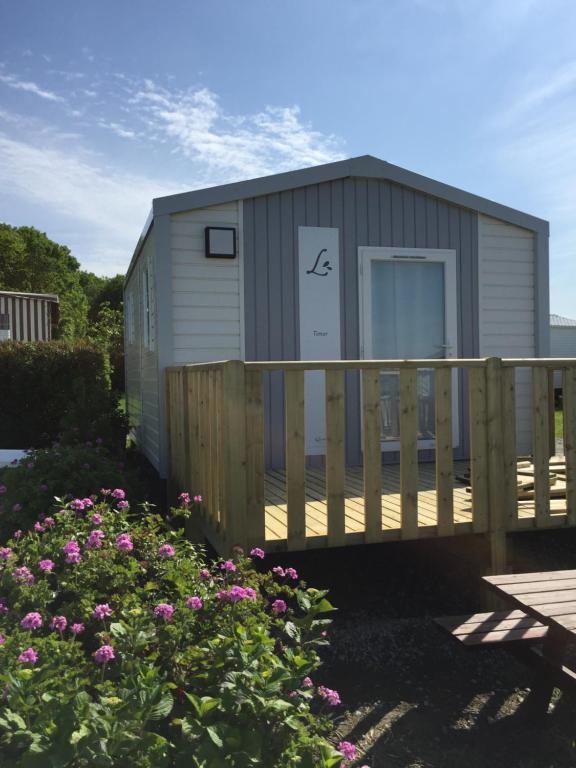 Zahrada ubytování Camping Pen Guen