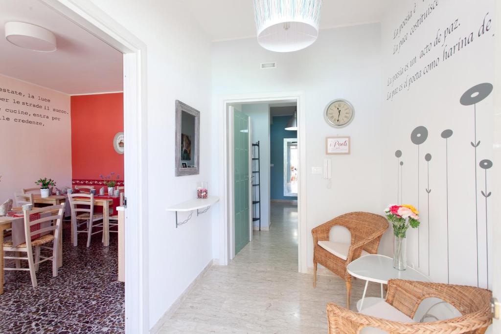 Telewizja i/lub zestaw kina domowego w obiekcie B&B I Poeti