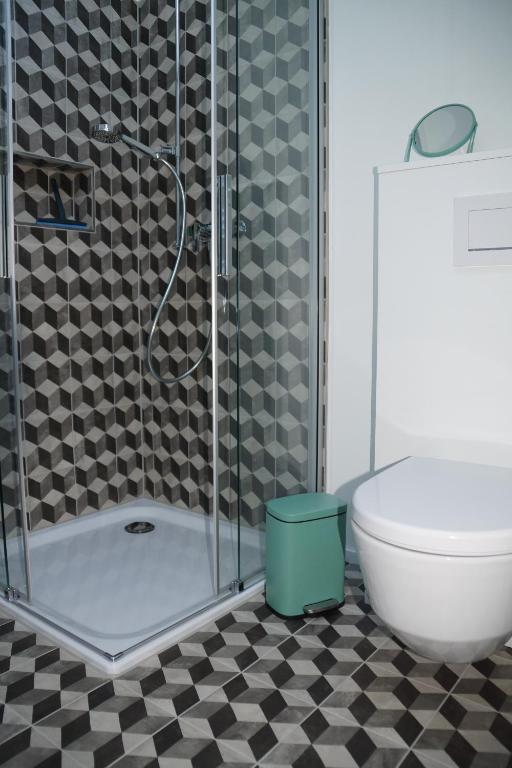 Koupelna v ubytování Ackaert Ferienwohnung Top of Thun