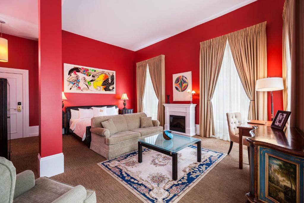 Posezení v ubytování LHotel