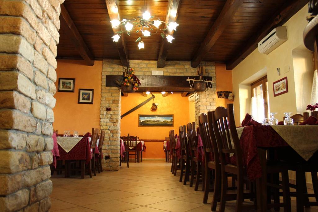Restaurace v ubytování Agriturismo Aria Fina