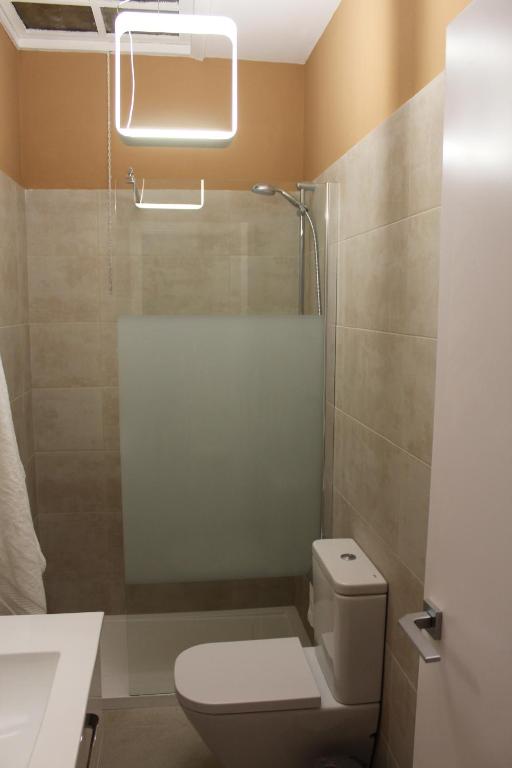 Koupelna v ubytování Acogedora casa al lado de Padrón VUT-CO-02999
