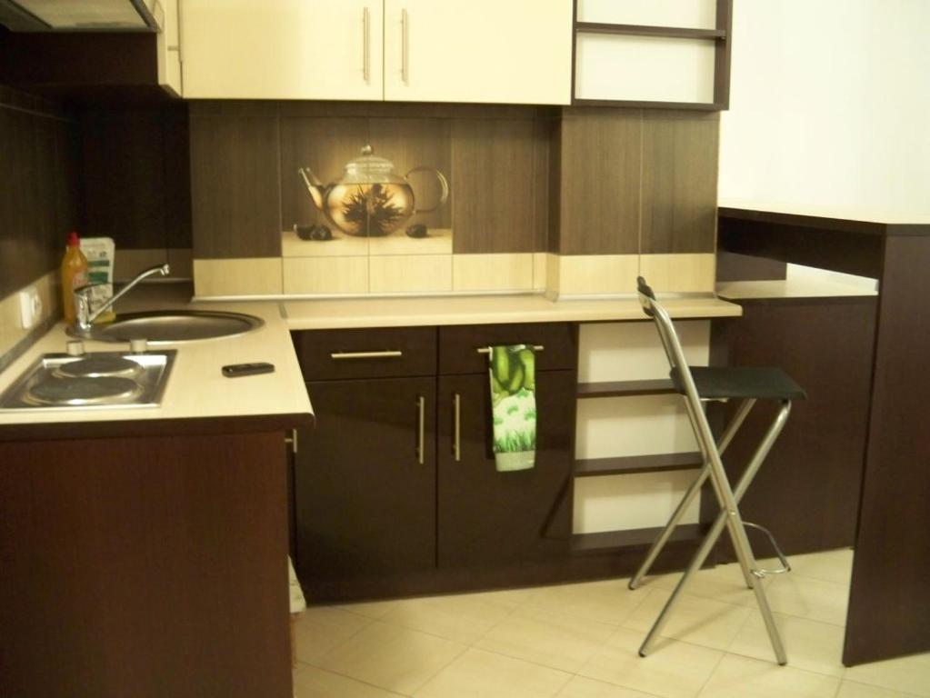 Кухня или кухненски бокс в Studio-Flat Apartments
