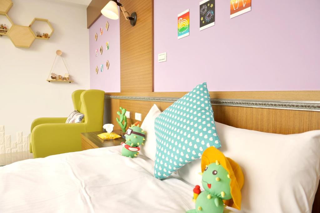Postel nebo postele na pokoji v ubytování PHSEA INN